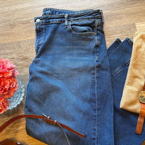 Old Navy Jeans Women 20 Blue
Wide Leg Mid Rise Baggy
Whiskering Flare Retro XXL - Picture 6 of 14